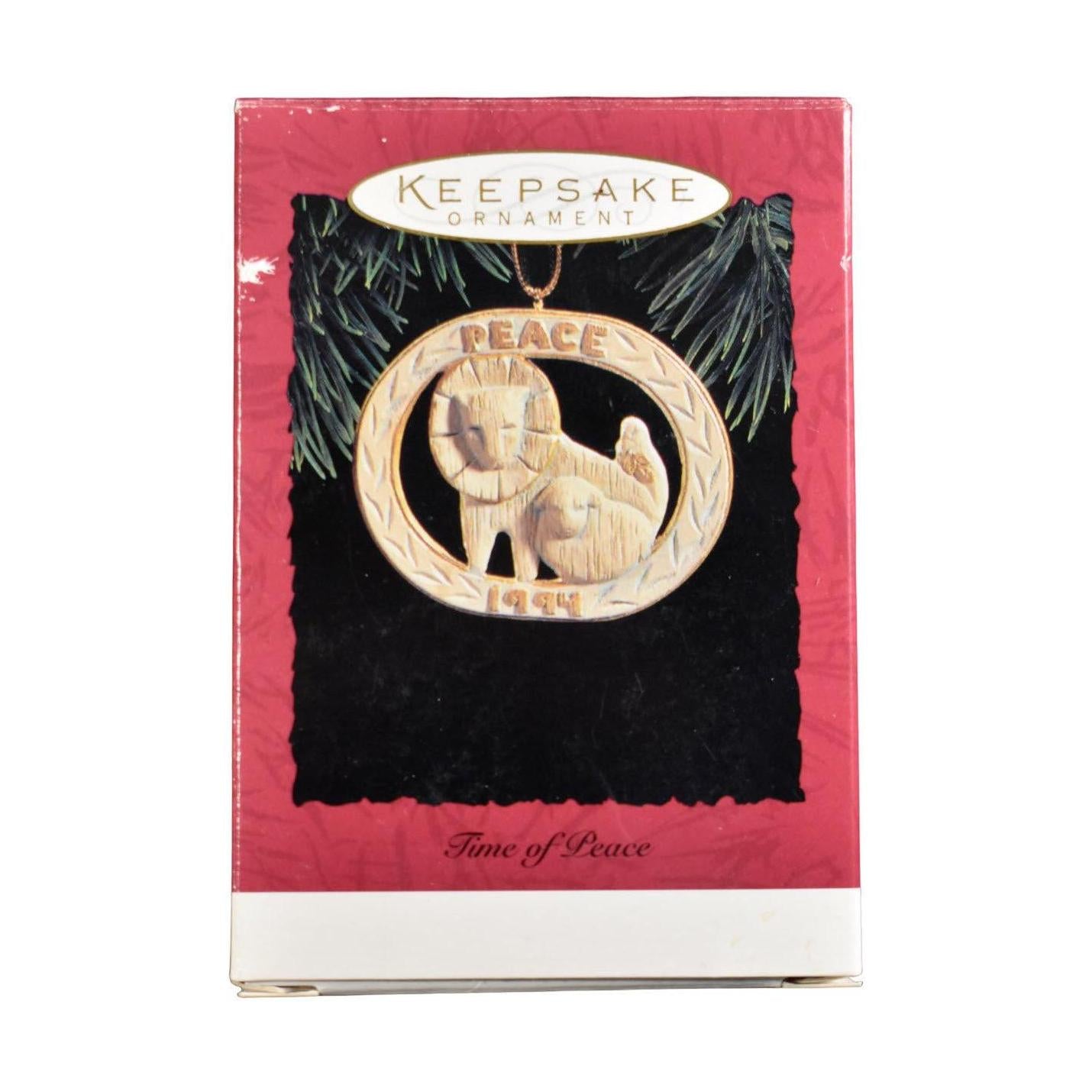 1994 Time of Peace Hallmark Ornament (Lion and Lamb) QX5813