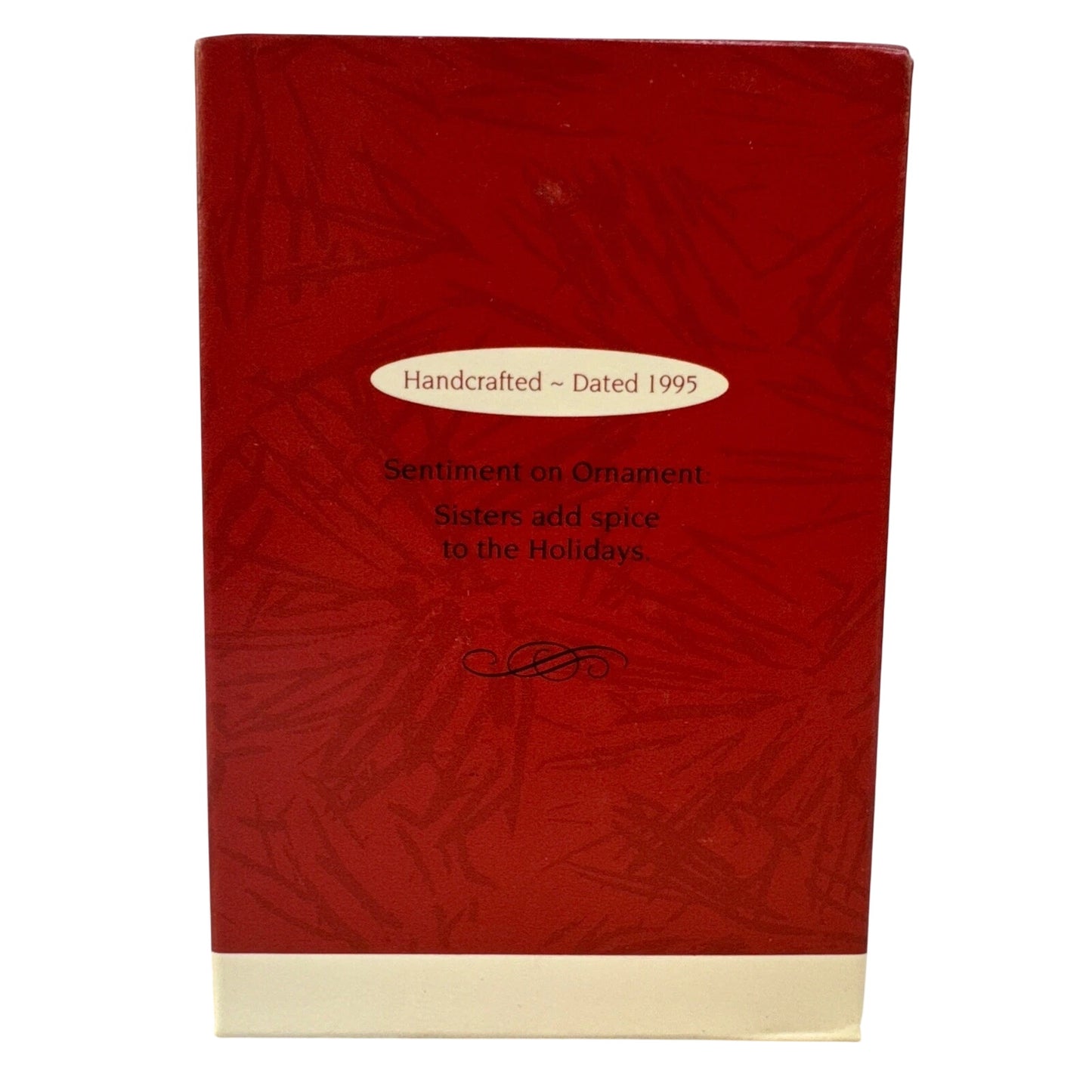 1995 Sister to Sister Hallmark Ornament (Mouse) QX5689