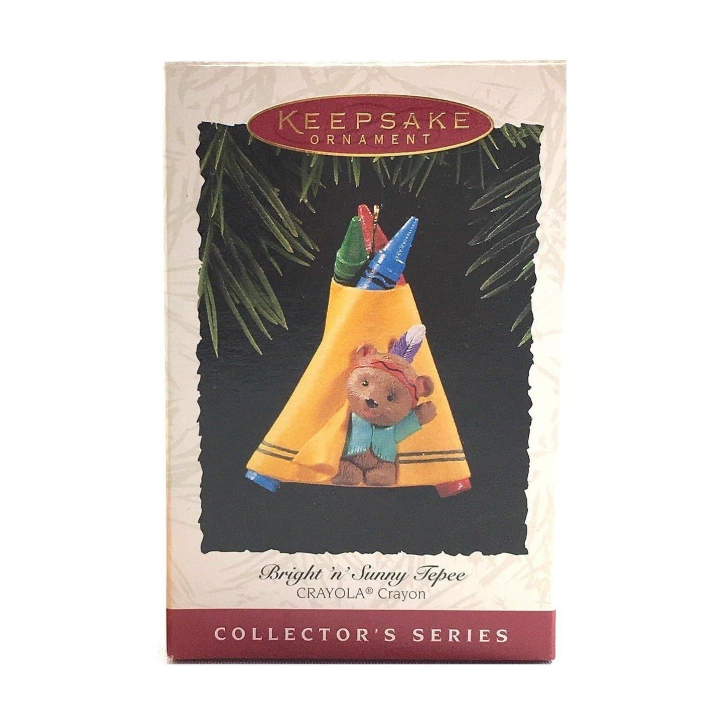 QX5247 1995 Bright 'n' Sunny Tepee (Crayola Crayon) Image2