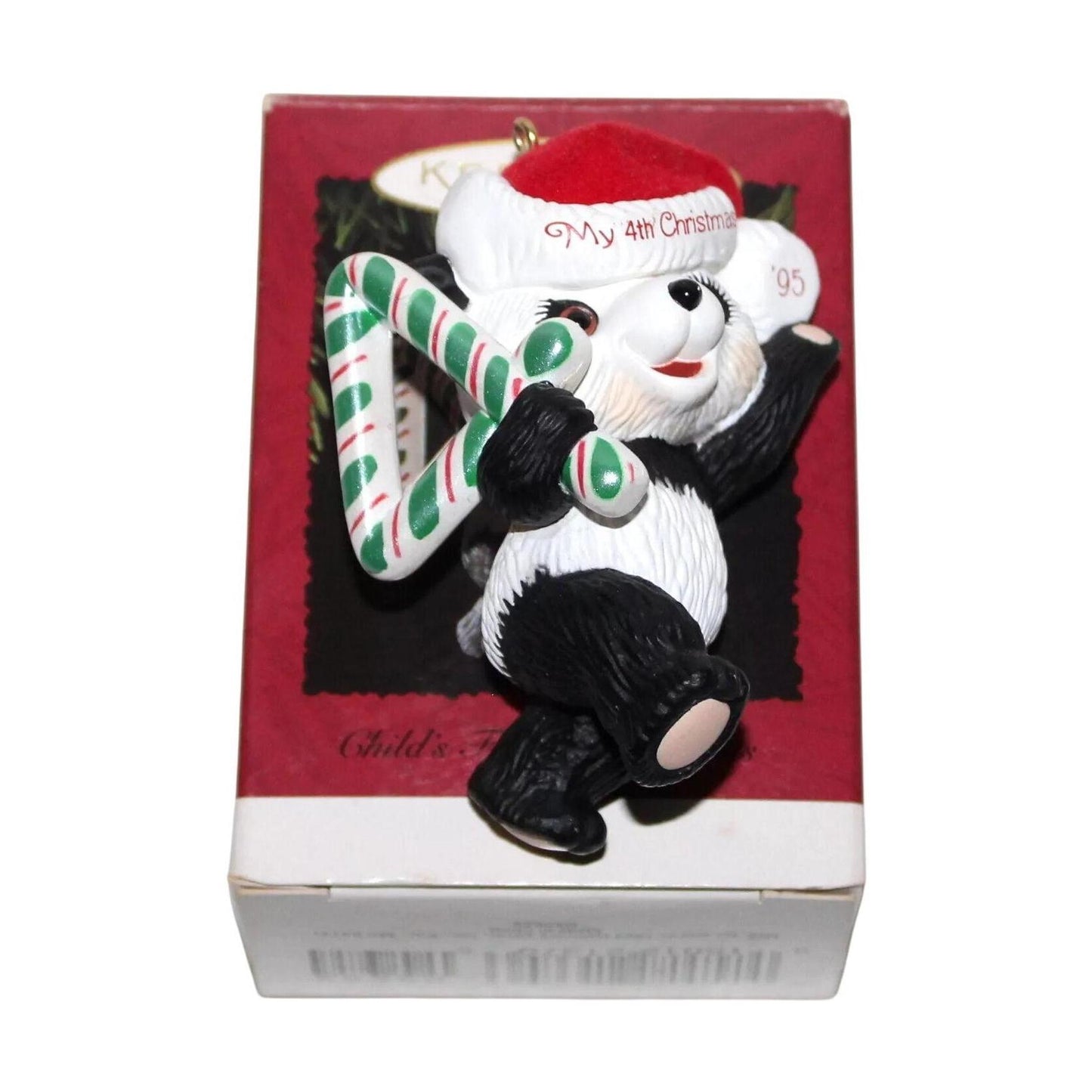 1995 Child's Fourth Christmas Hallmark Ornament (Child's Age Collection) QX6687