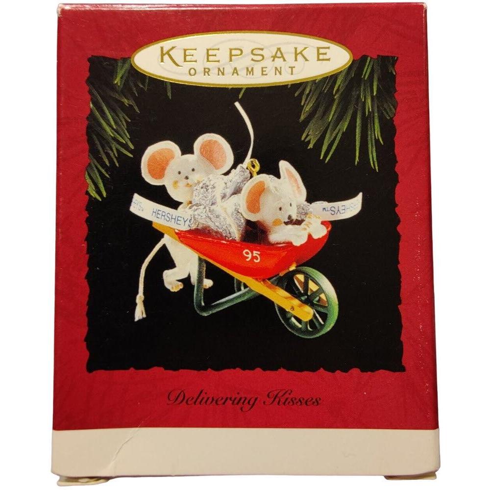 1995 Delivering Kisses Hallmark Ornament (Hershey's) QX4107