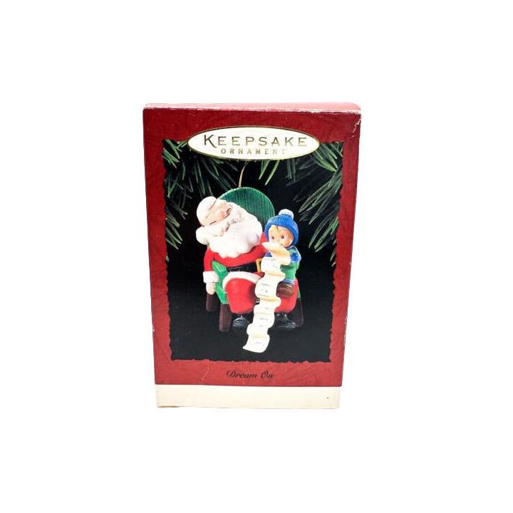 1995 Dream On Hallmark Ornament (Santa Claus) QX6007