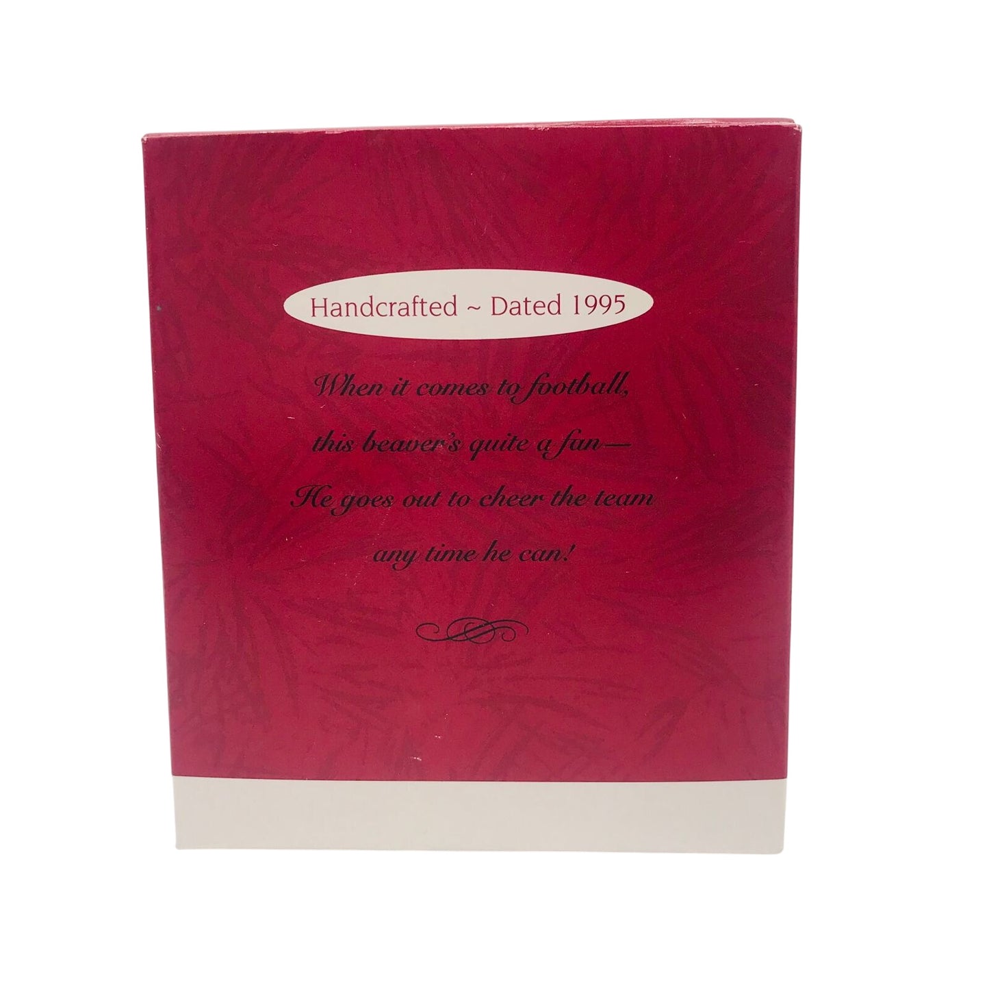 1995 Faithful Fan Hallmark Ornament (Football) QX5897