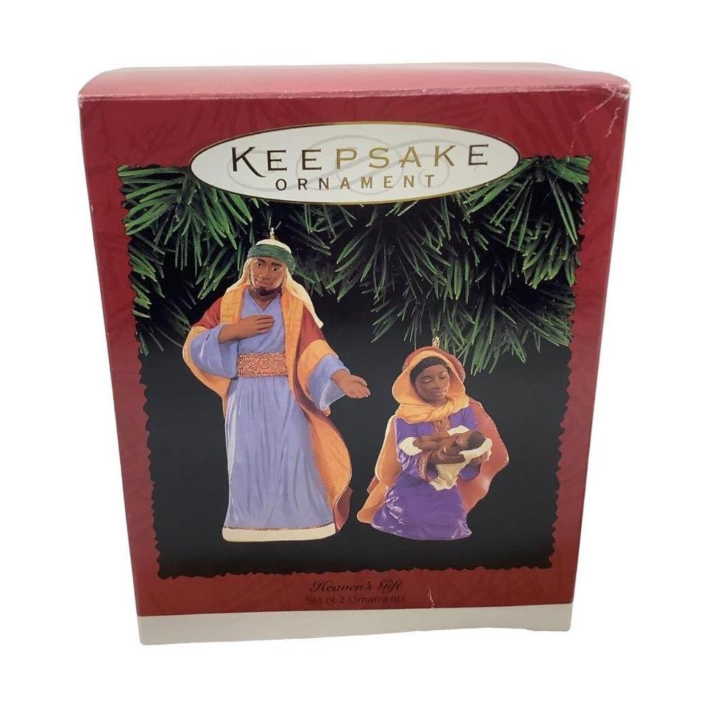 1995 Heaven's Gift Hallmark Ornament (African American Nativity) QX6057