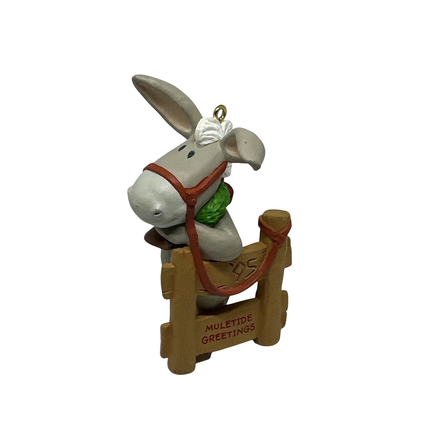 1995 Muletide Greetings Hallmark Ornament (Donkey) QX6009