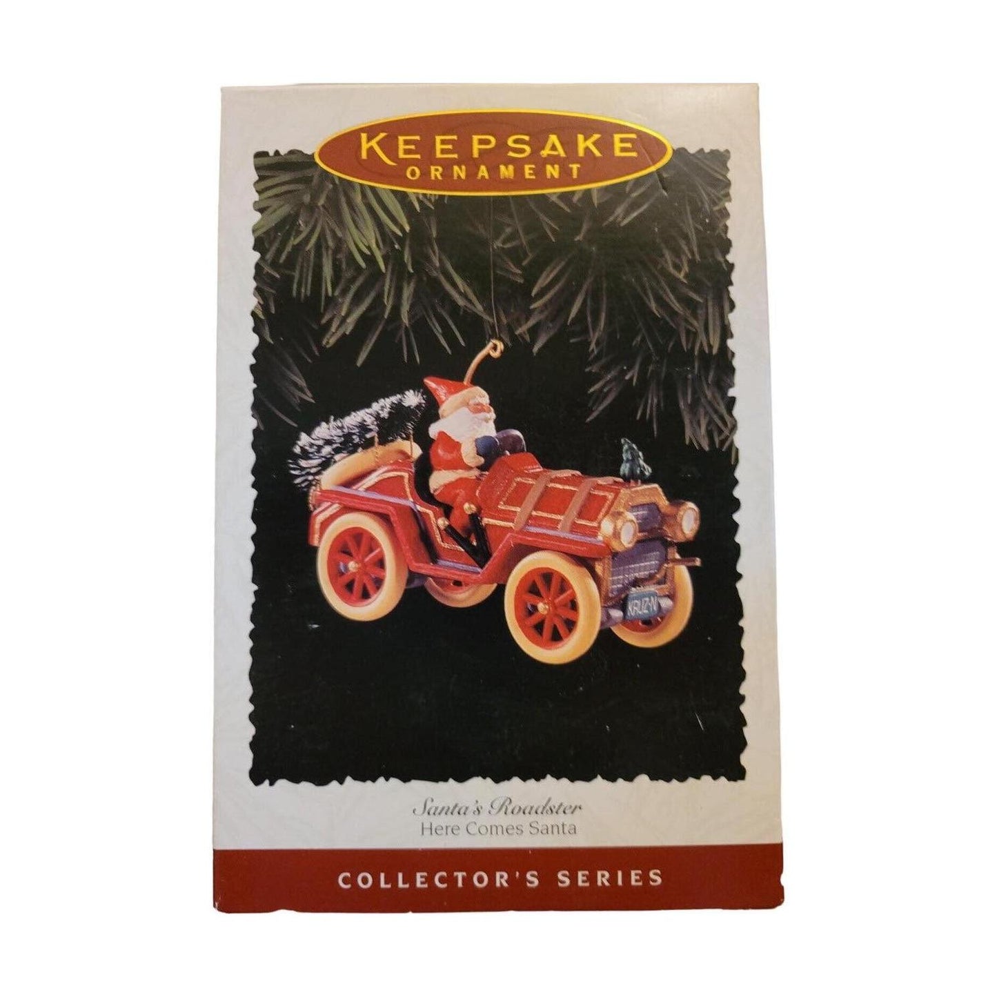 1995 Santa's Roadster Hallmark Ornament (Here Comes Santa) QX5179