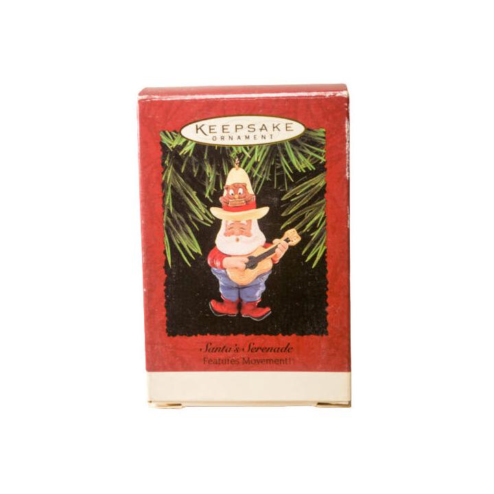 1995 Santa's Serenade Hallmark Ornament (Guitar) QX6017