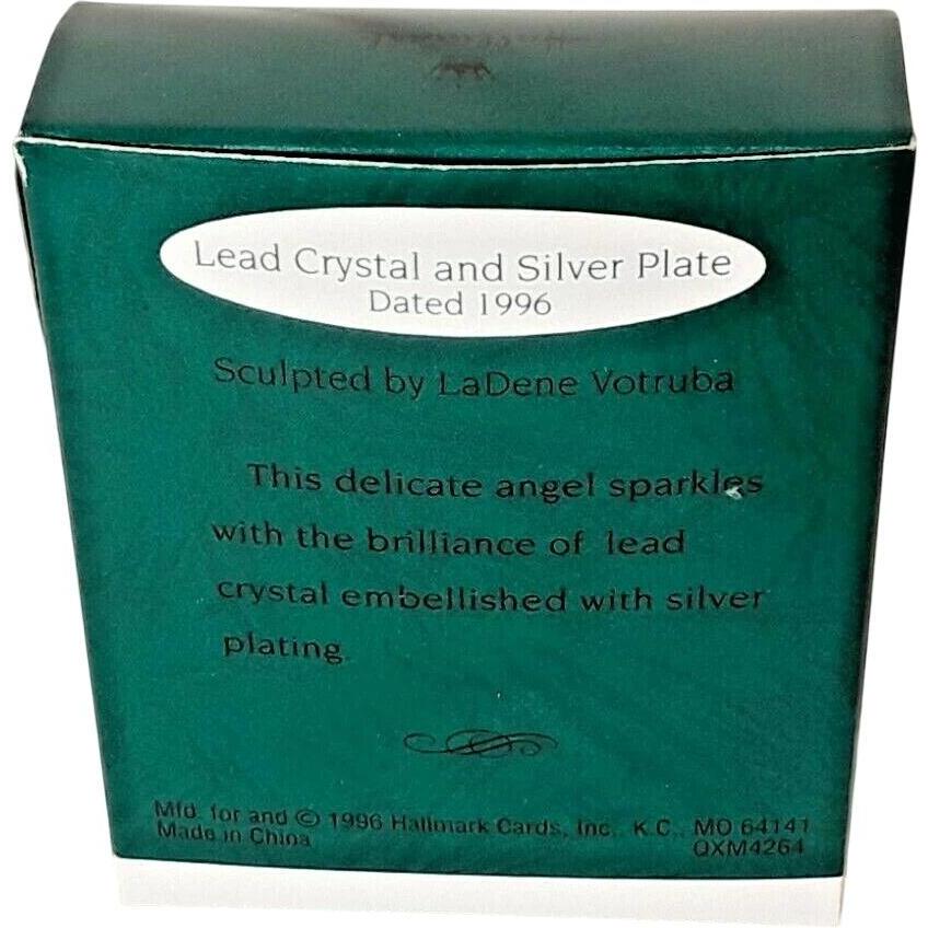 1996 Sparkling Crystal Angel Hallmark Ornament (Precious Editions) QXM4264
