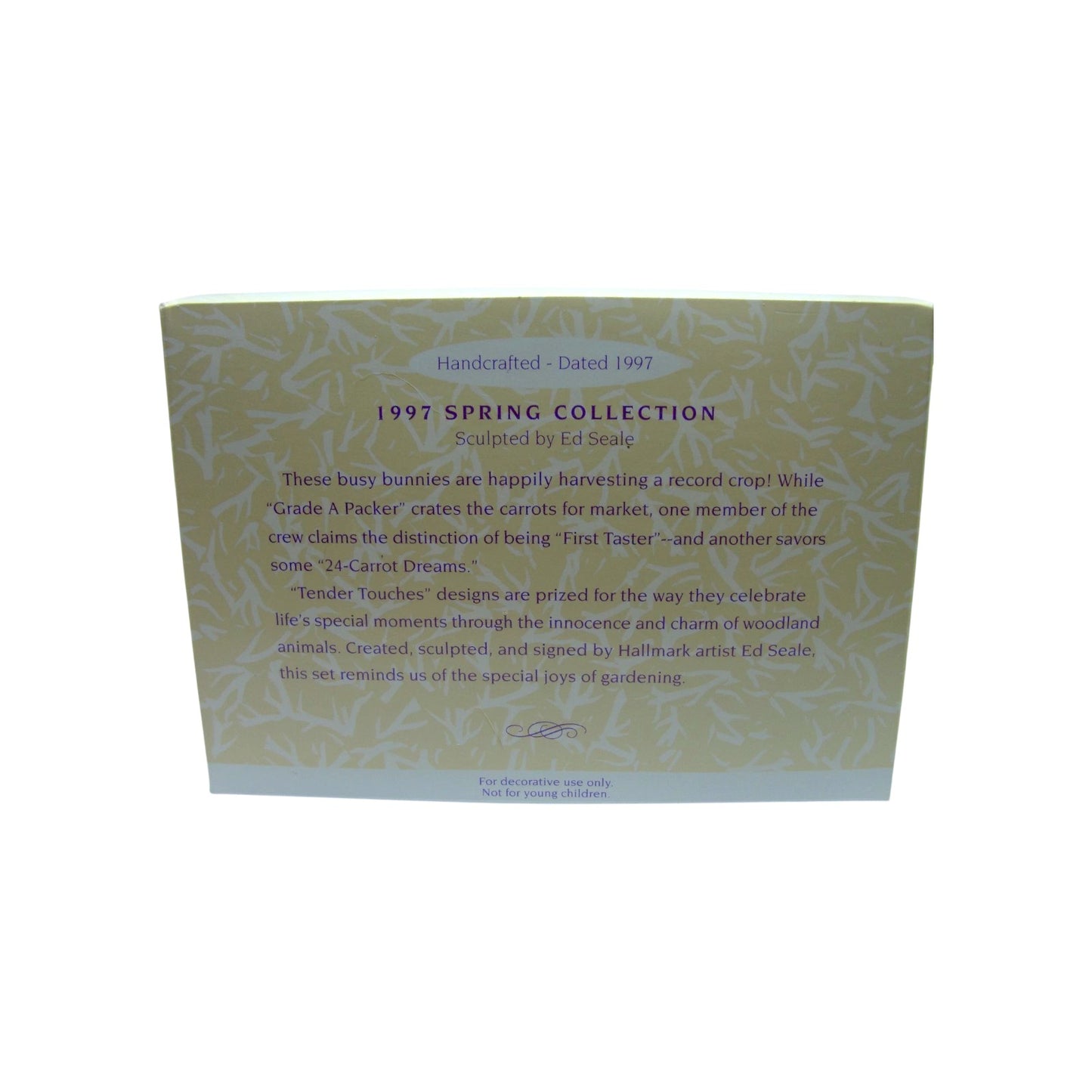 1996 Bumper Crop Hallmark Ornament (Tender Touches) QEO8735 Image5