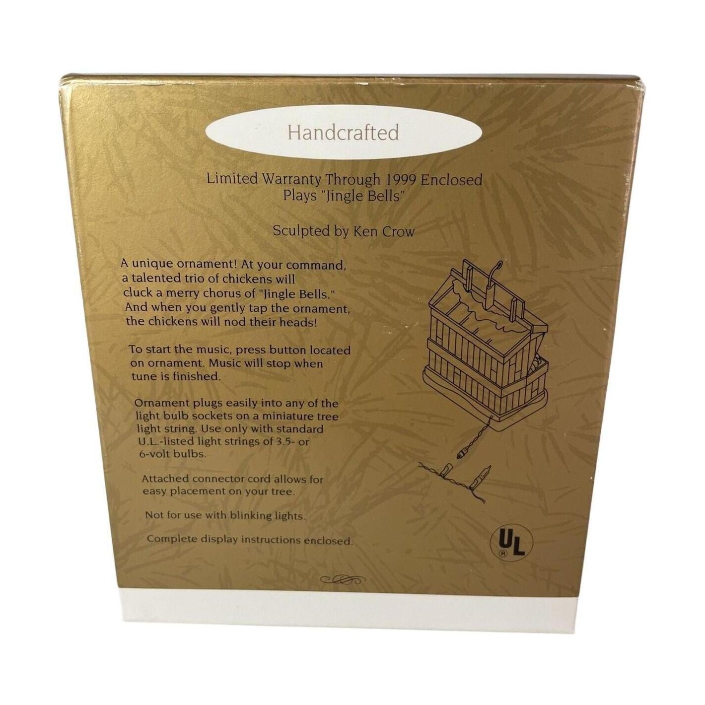 1996 Chicken Coop Chorus Hallmark Ornament (Chicken) QLX7491