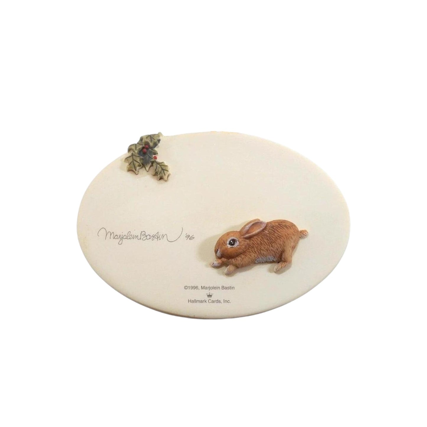 1996 Christmas Bunny Hallmark Ornament (Nature's Sketchbook) QK1104 Image5