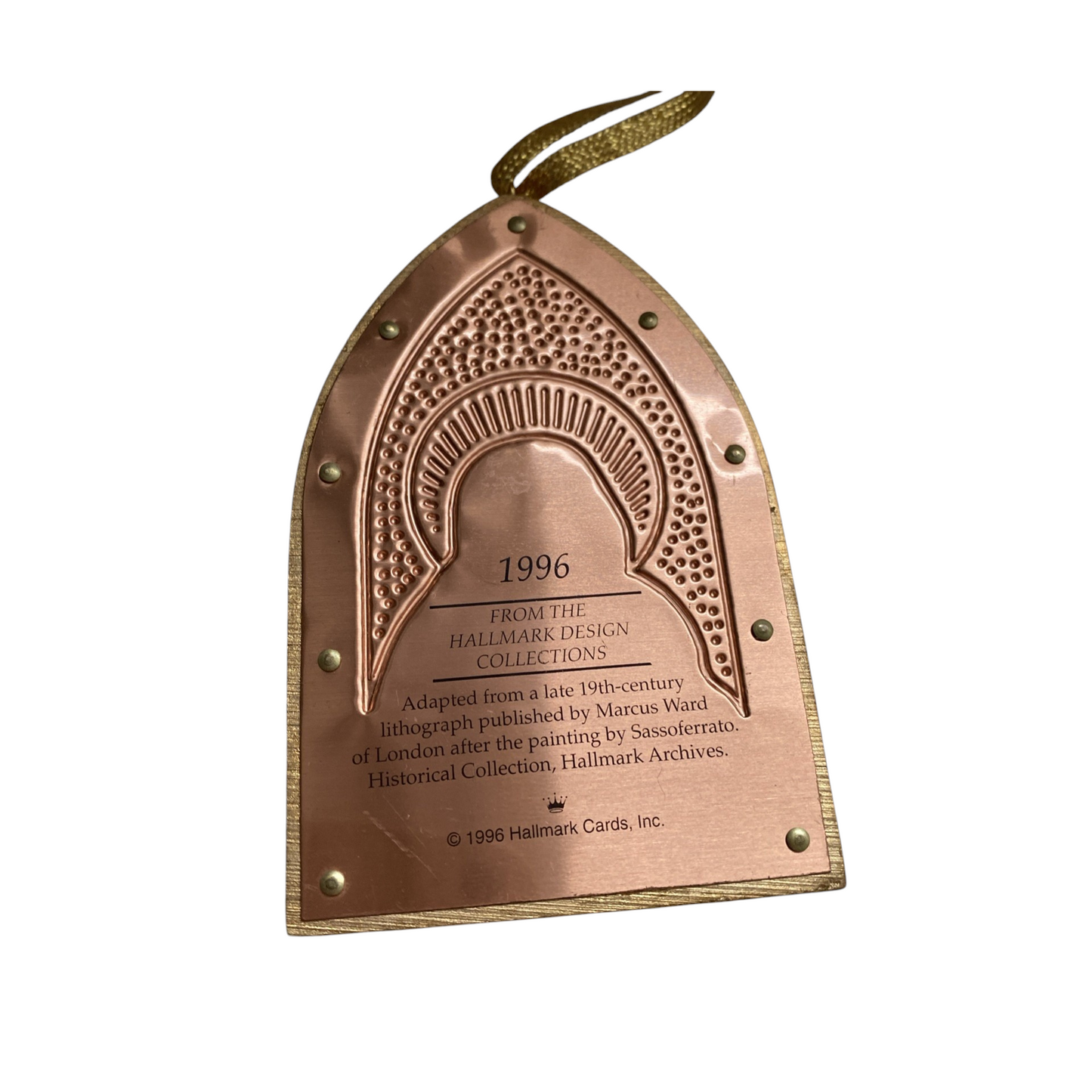 1996 Praying Madonna Hallmark Ornament (Religious) QK1154