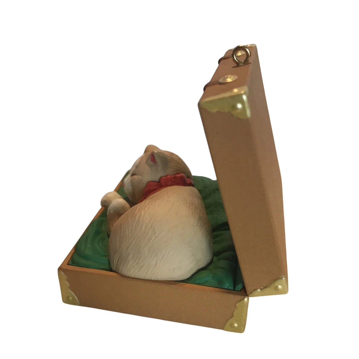 1997 Cat in a Suitcase Hallmark Ornament (Cat Naps) QX6205