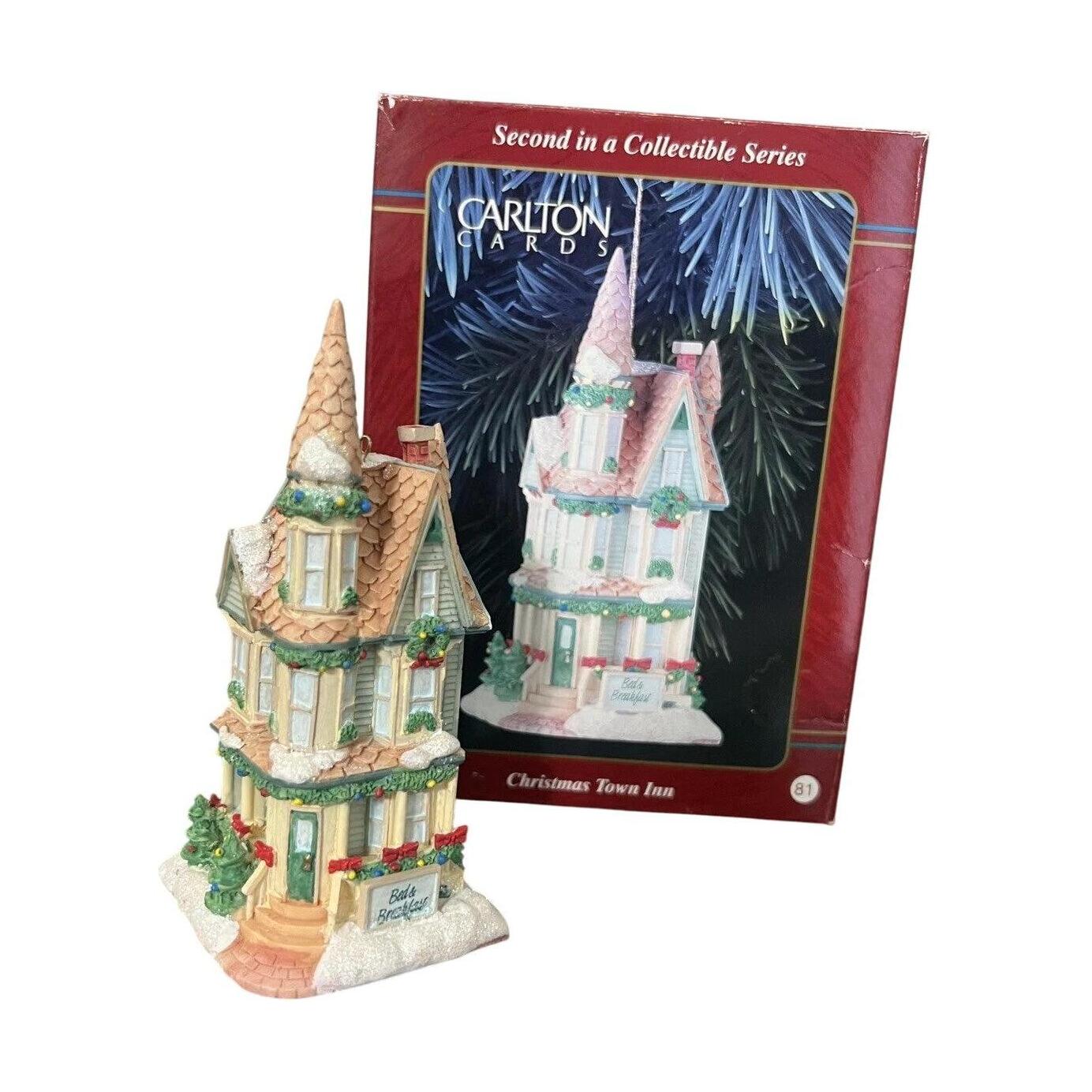 1997 Christmas Town Inn Carlton Cards Ornaments (Buildings & Houses) CXOR-009T