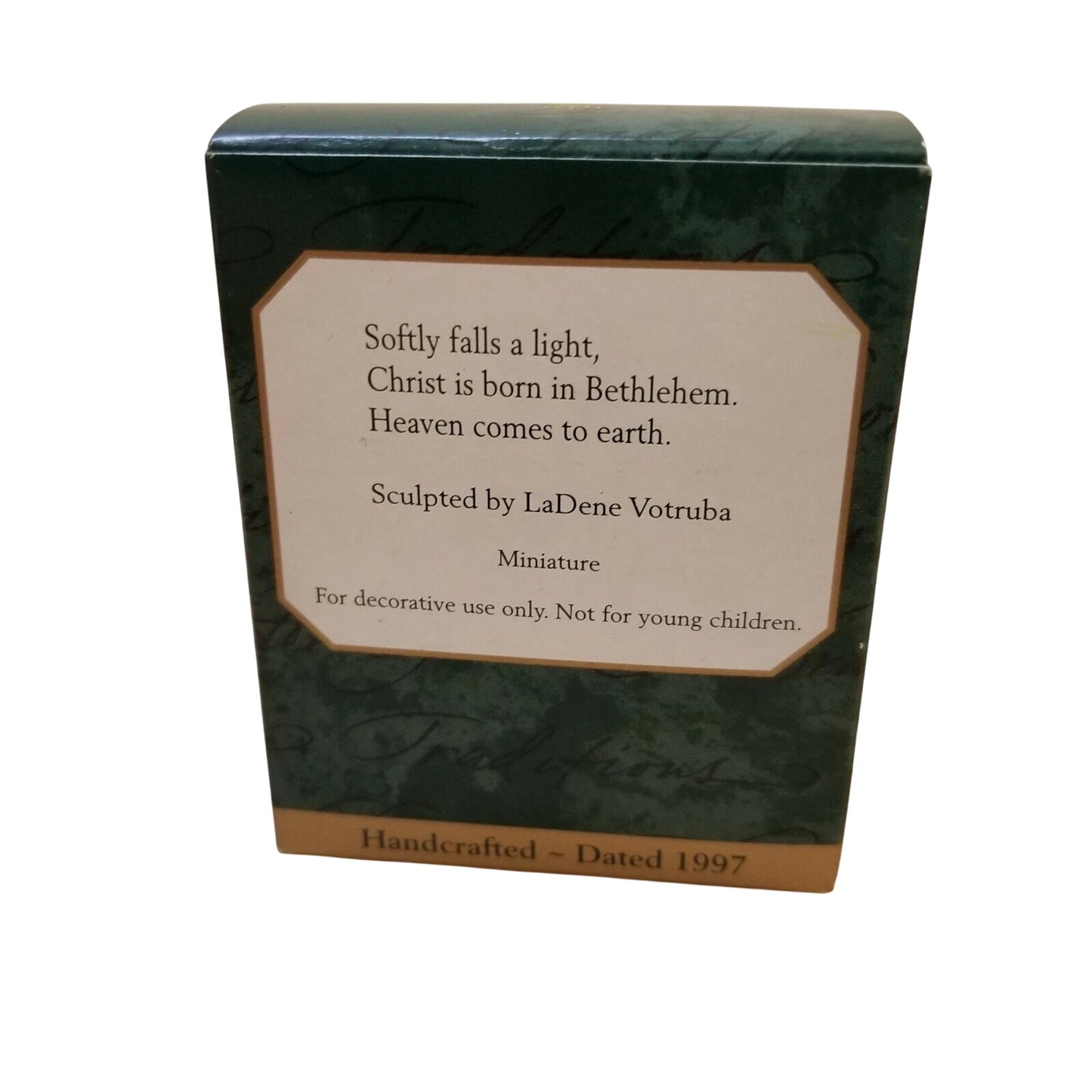 1997 He is Born Hallmark Ornament (Nativity) QXM4235