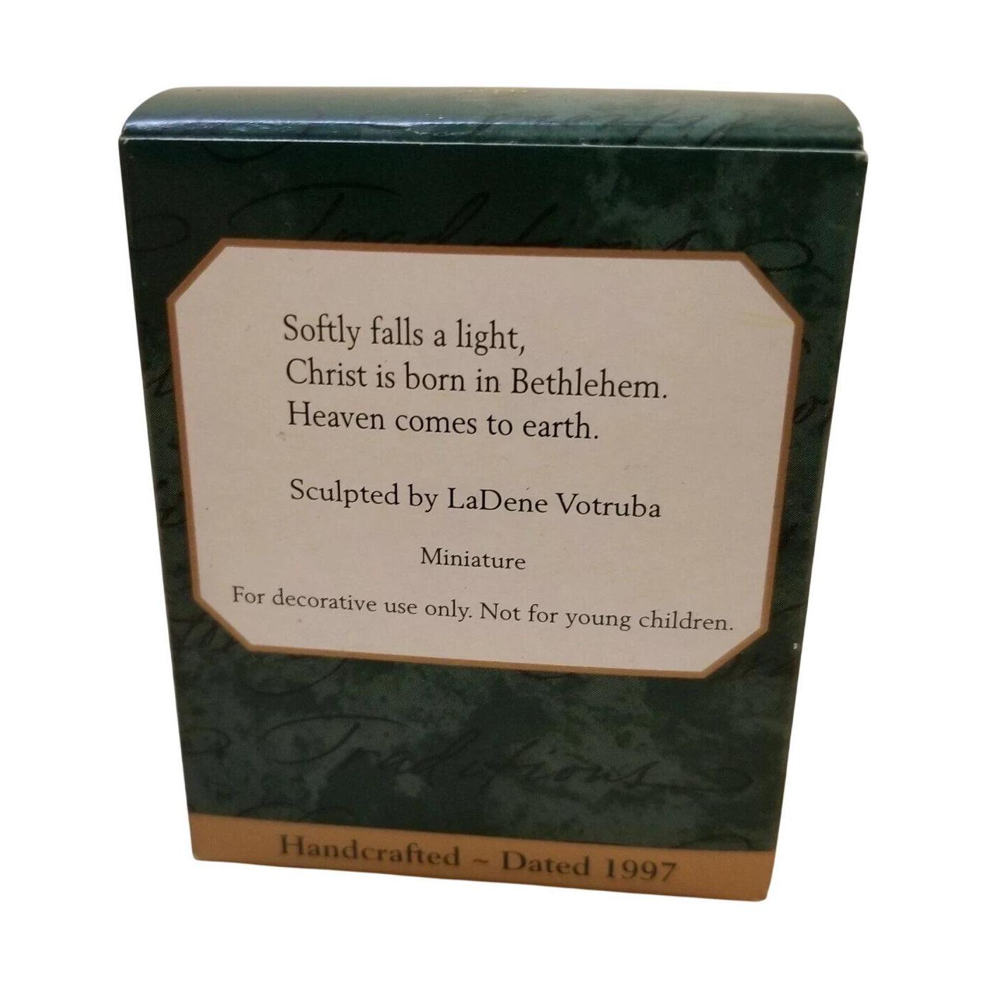 1997 He is Born Hallmark Ornament (Nativity) QXM4235