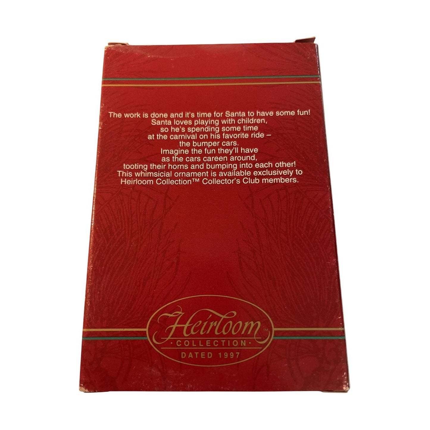 1997 Ho Ho Hold On! - Charter Year Carlton Cards Ornaments (Santa Claus) CXOR-201W