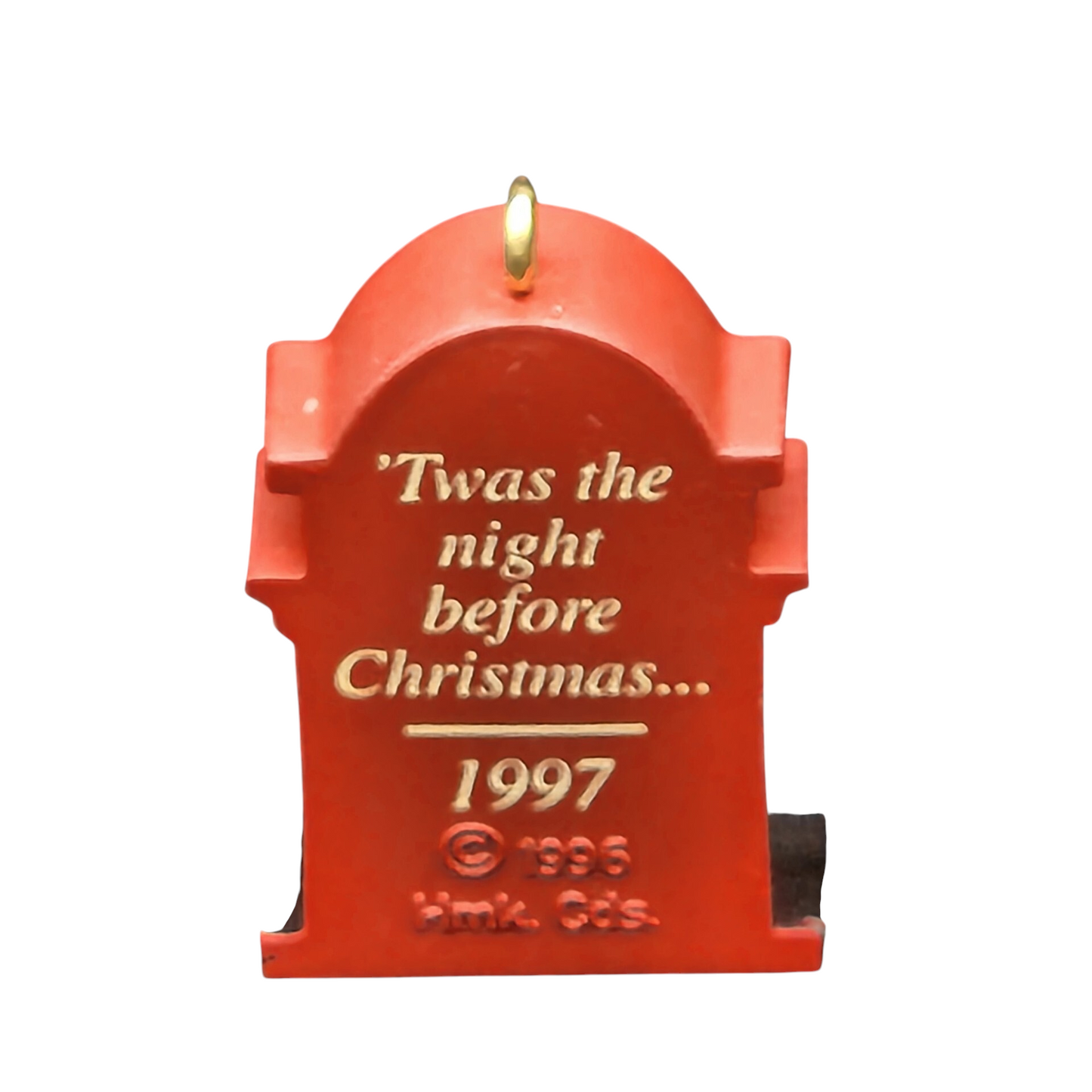 1997 Ready for Santa Hallmark Ornament (Stocking) QXC5142 Image4
