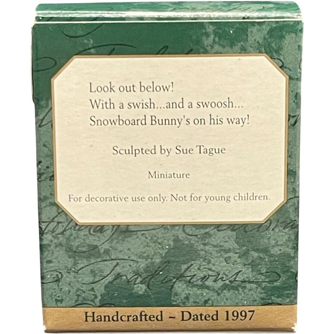 1997 Snowboard Bunny Hallmark Ornament (Bunny) QXM4315