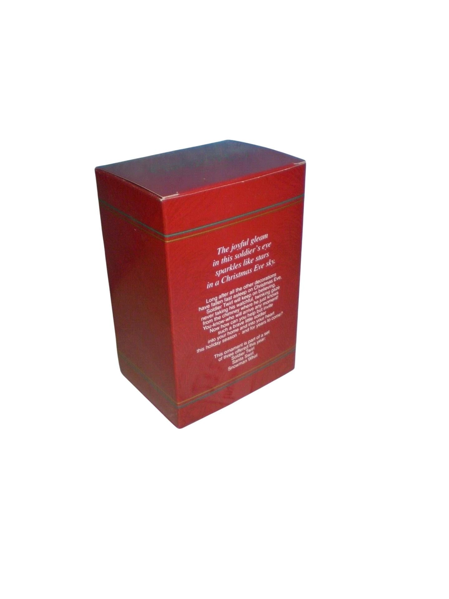 1997 Soldier Twirl Carlton Cards Ornaments (Soldier) CXOR-102W