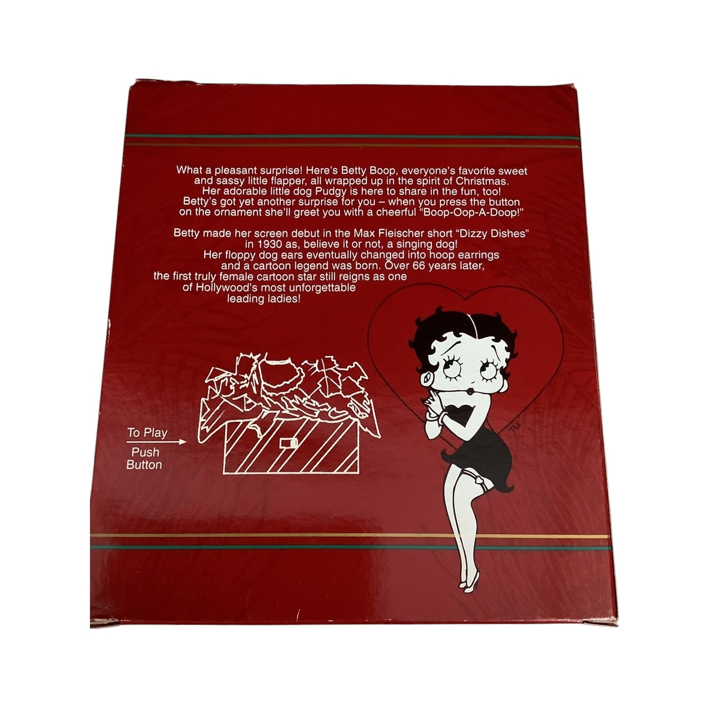 1997 Surprise! Carlton Cards Ornaments (Betty Boop) CXOR-088W