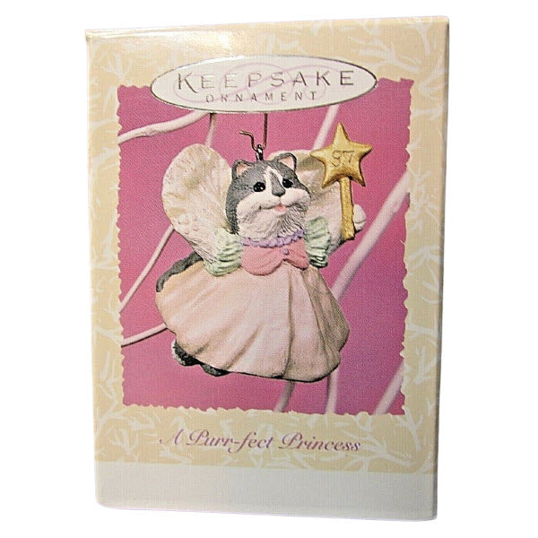 1997 A Purr-fect Princess Hallmark Ornament (Cat) QEO8715