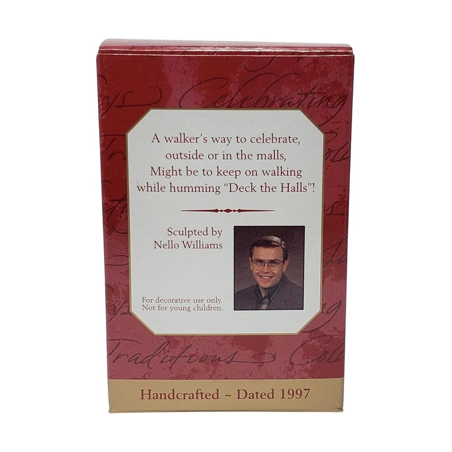 1997 All-Weather Walker Hallmark Ornament (Rabbit) QX6415