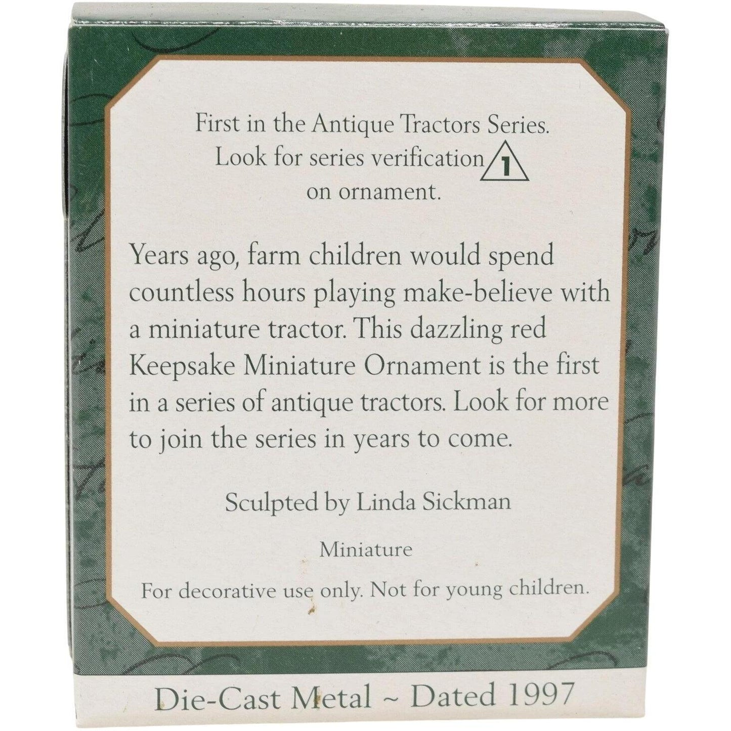1997 Antique Tractors Hallmark Ornament (Series #1) QXM4185