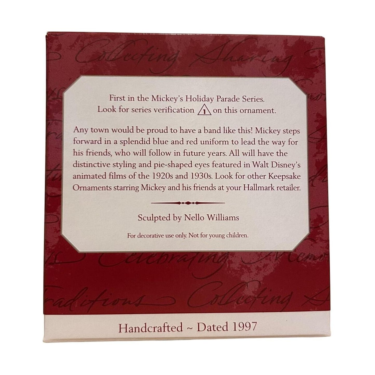 1997 Bandleader Mickey Hallmark Ornament (Mickey's Holiday Parade) QXD4022