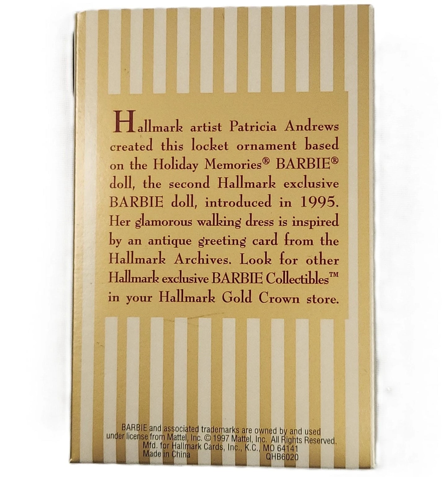 1997 Barbie Victorian Christmas Collection (Barbie)