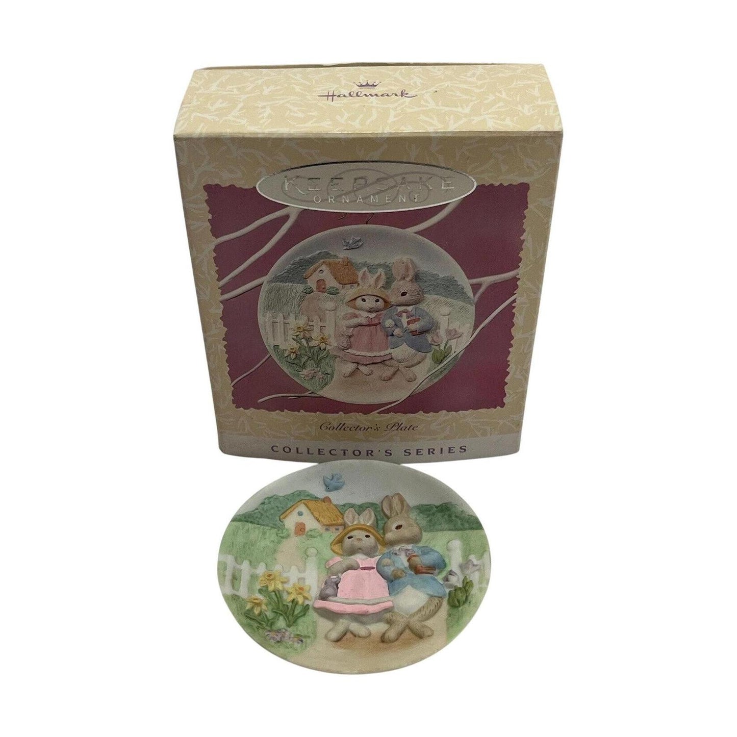 1997 Book of the Year - Collector's Plate Hallmark Ornament (Easter) QEO8675
