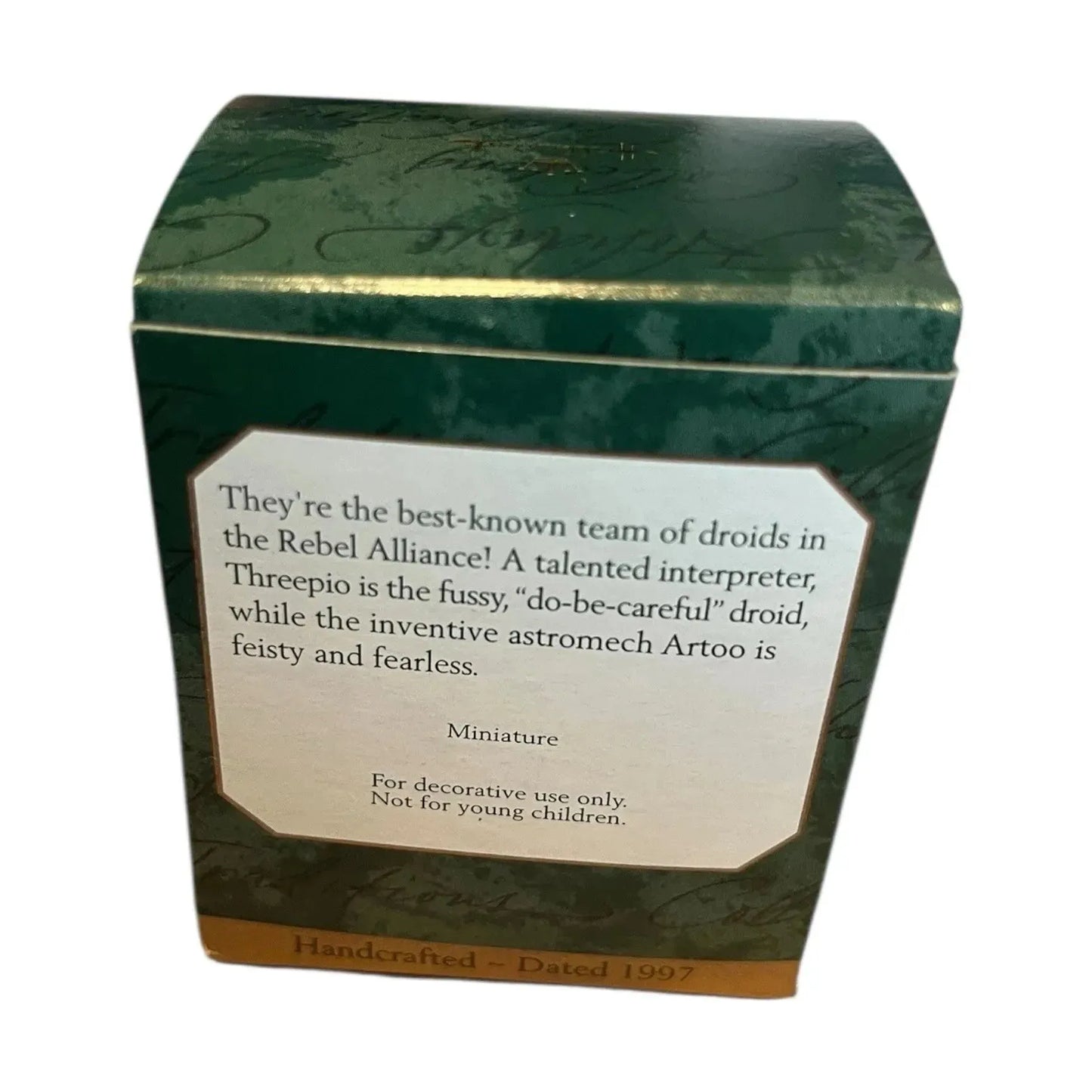 1997 C‑3PO and R2‑D2 Hallmark Ornament (Star Wars) QXI4265