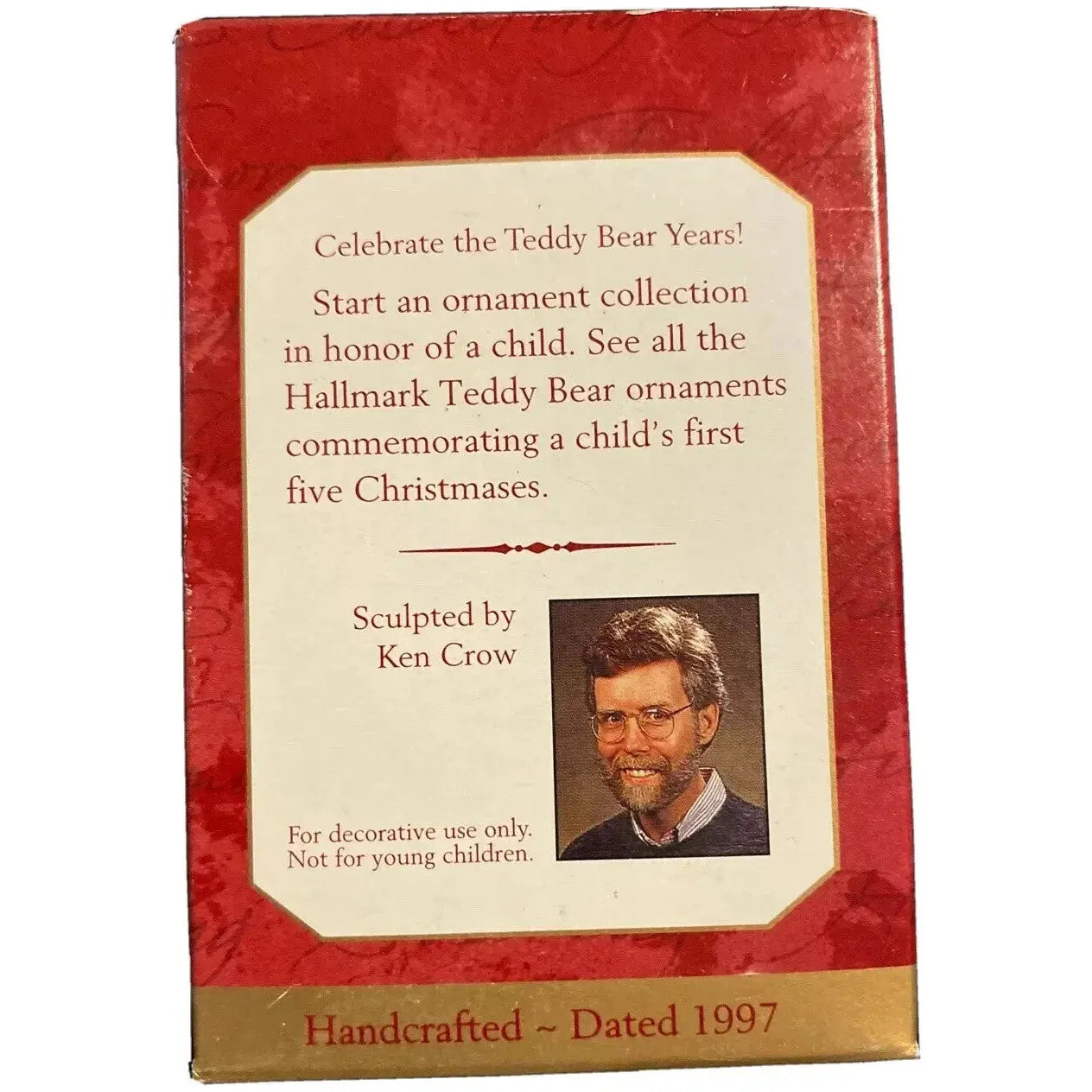 1997 Child's Fifth Christmas Hallmark Ornament (Bear) QX6515