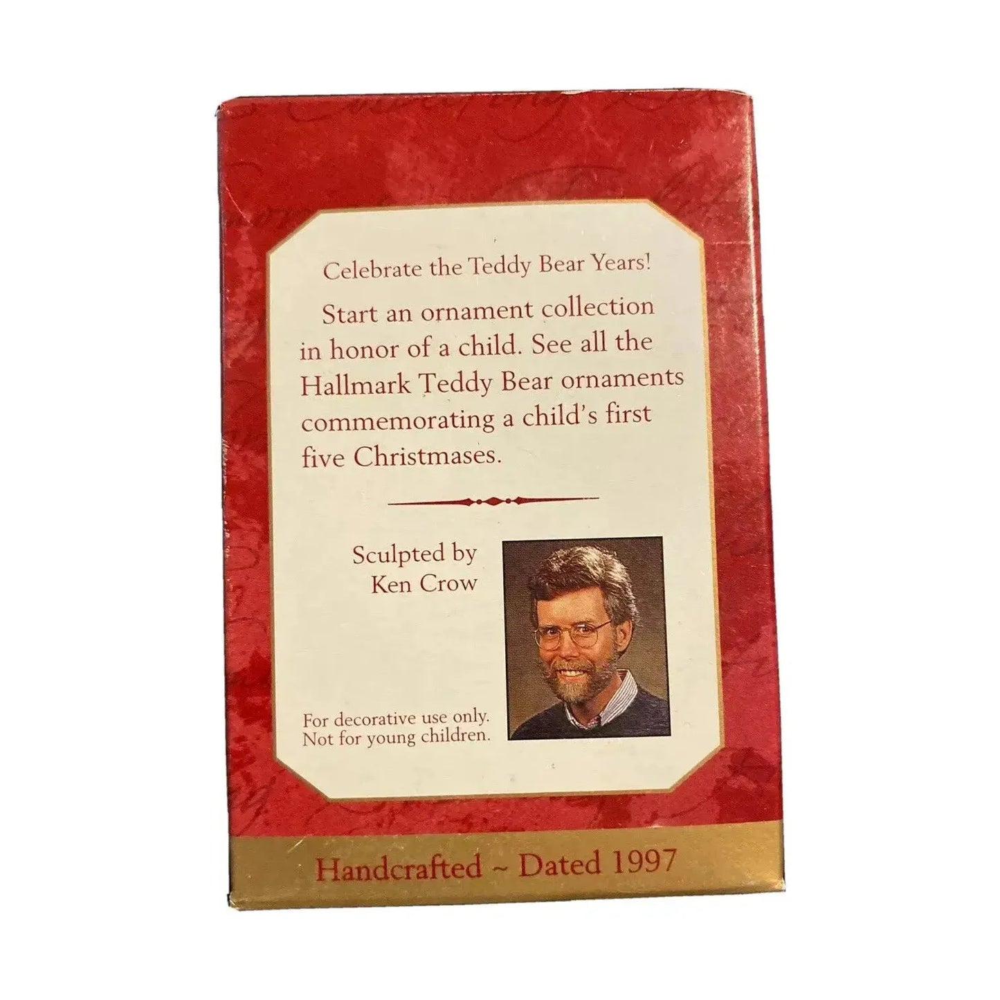 1997 Child's Fifth Christmas Hallmark Ornament (Bear) QX6515