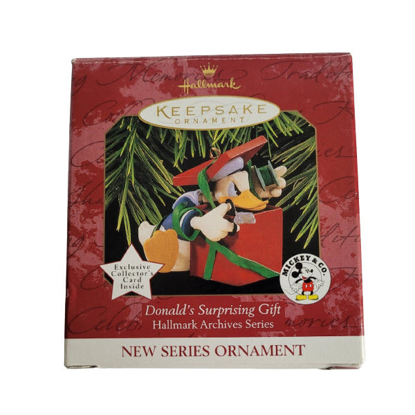 1997 Donald's Surprising Gift Hallmark Ornament (Disney) QXD4025