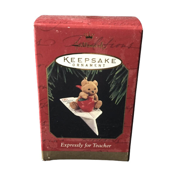 1997 Expressly for Teacher Hallmark Ornament (Bear) QX6375