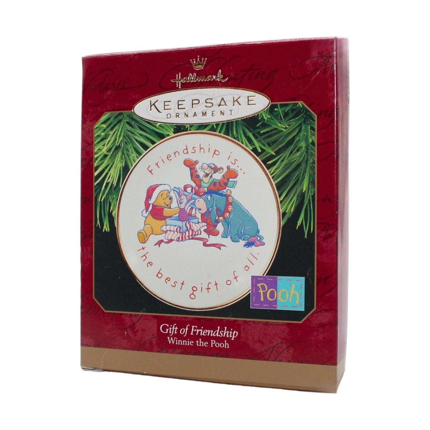 1997 Gift of Friendship - Winnie the Pooh Plate Hallmark Ornament (Winnie the Pooh) QXE6835
