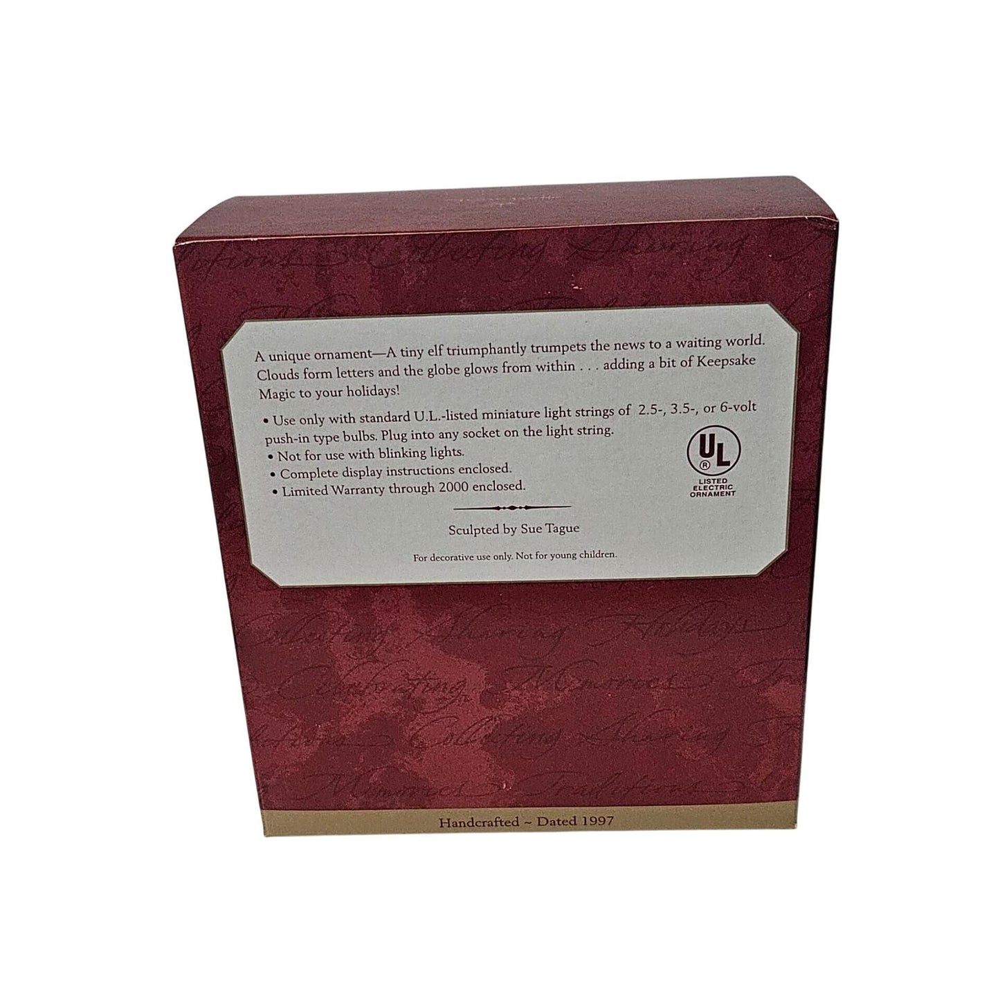 1997 Joy to the World Hallmark Ornament (Peace) QLX7512