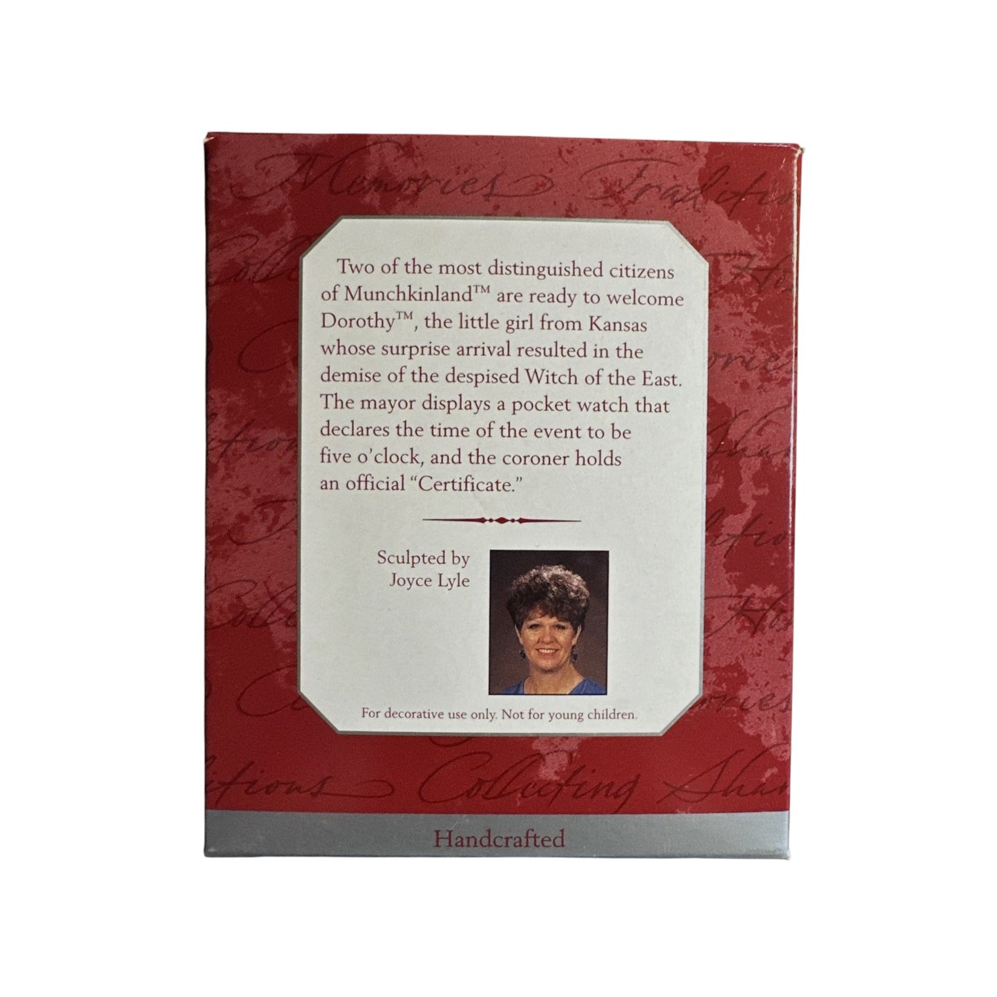 1997 Munchkinland Mayor and Coroner Hallmark Ornament (The Wizard of Oz) QX6463 Image4