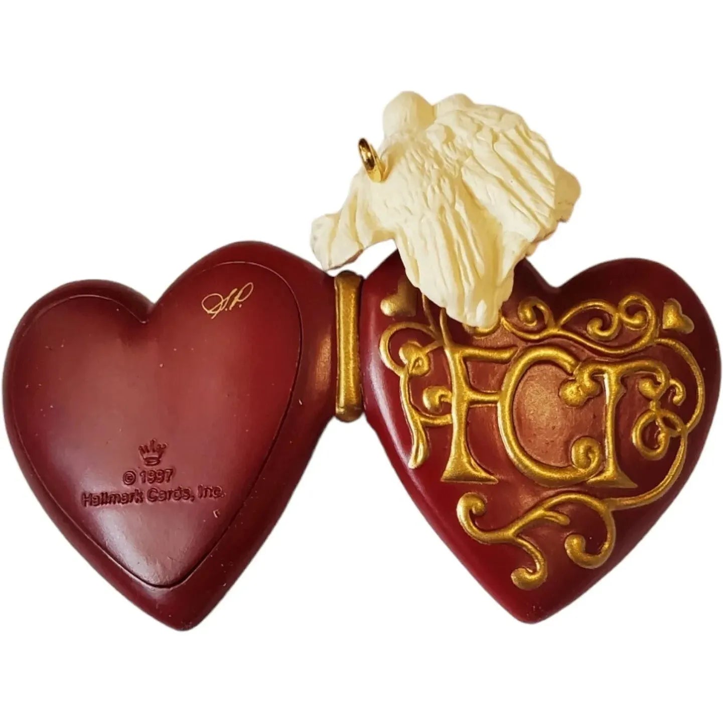 1997 Our First Christmas Together Hallmark Ornament (Photo Holder) QX6472