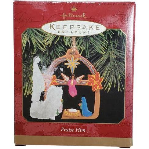 1997 Praise Him Hallmark Ornament (Nativity) QX6542