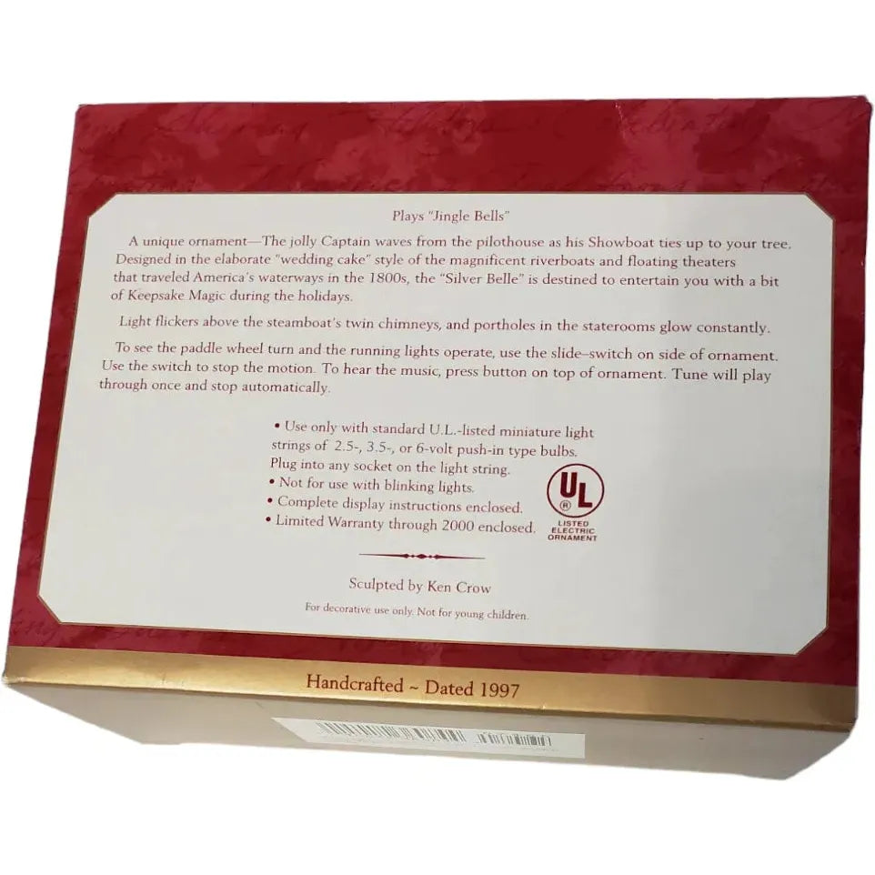 1997 Santa's Showboat Hallmark Ornament (Boat) QLX7465