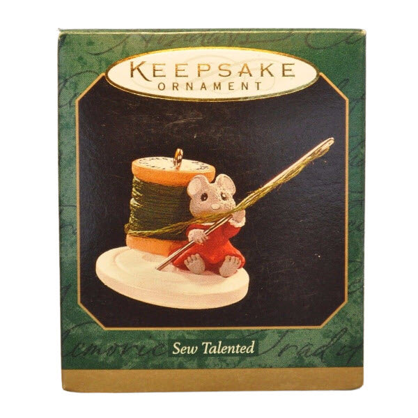 1997 Sew Talented Hallmark Ornament (Six Mice) QXM4195