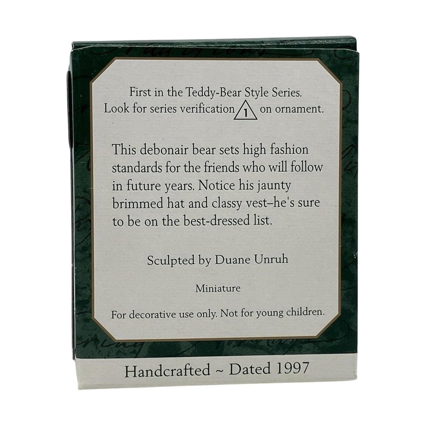 1997 Teddy-Bear Style Hallmark Ornament (Teddy-Bear Style) QXM4215