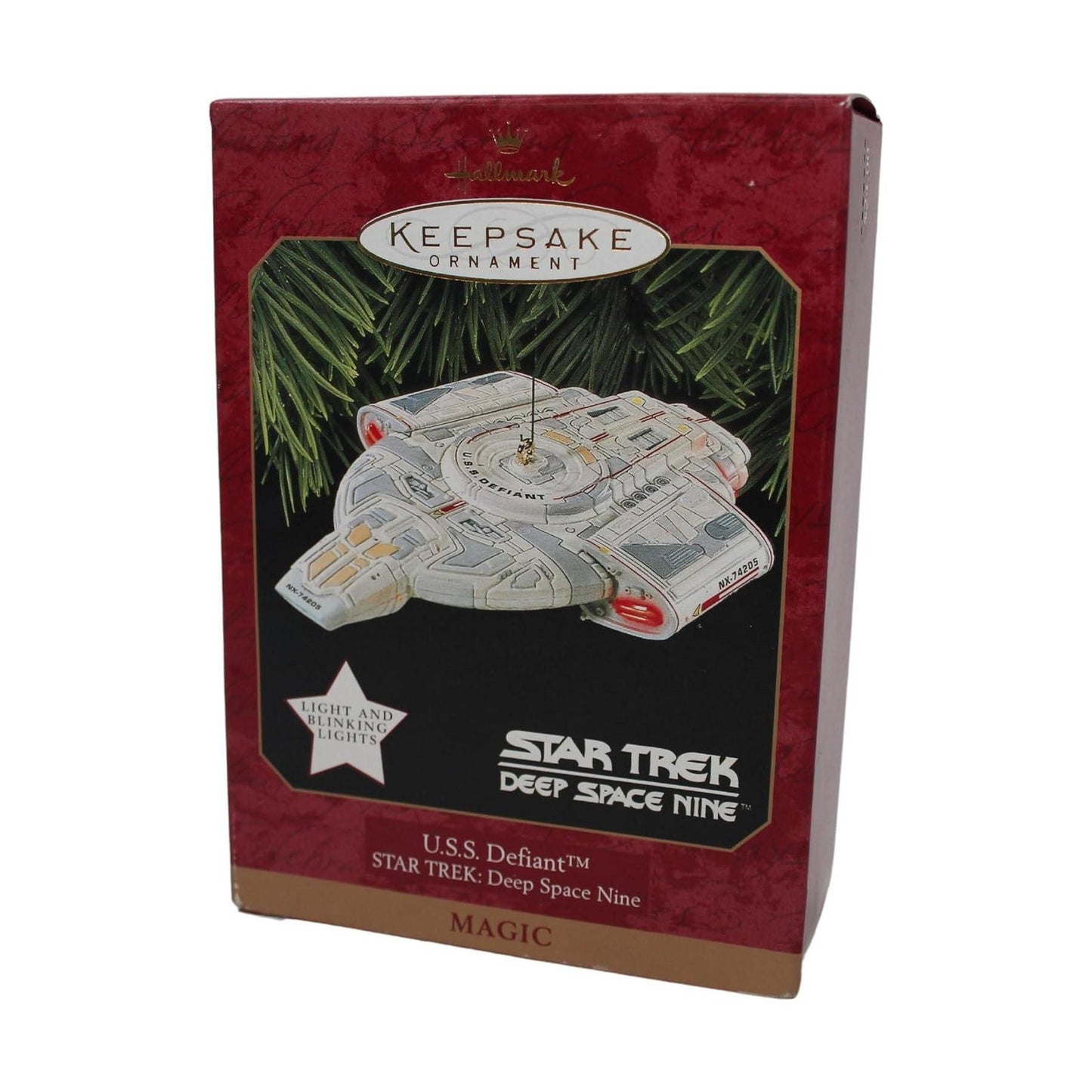 1997 U.S.S. Defiant Hallmark Ornament (Star Trek) QXI7481
