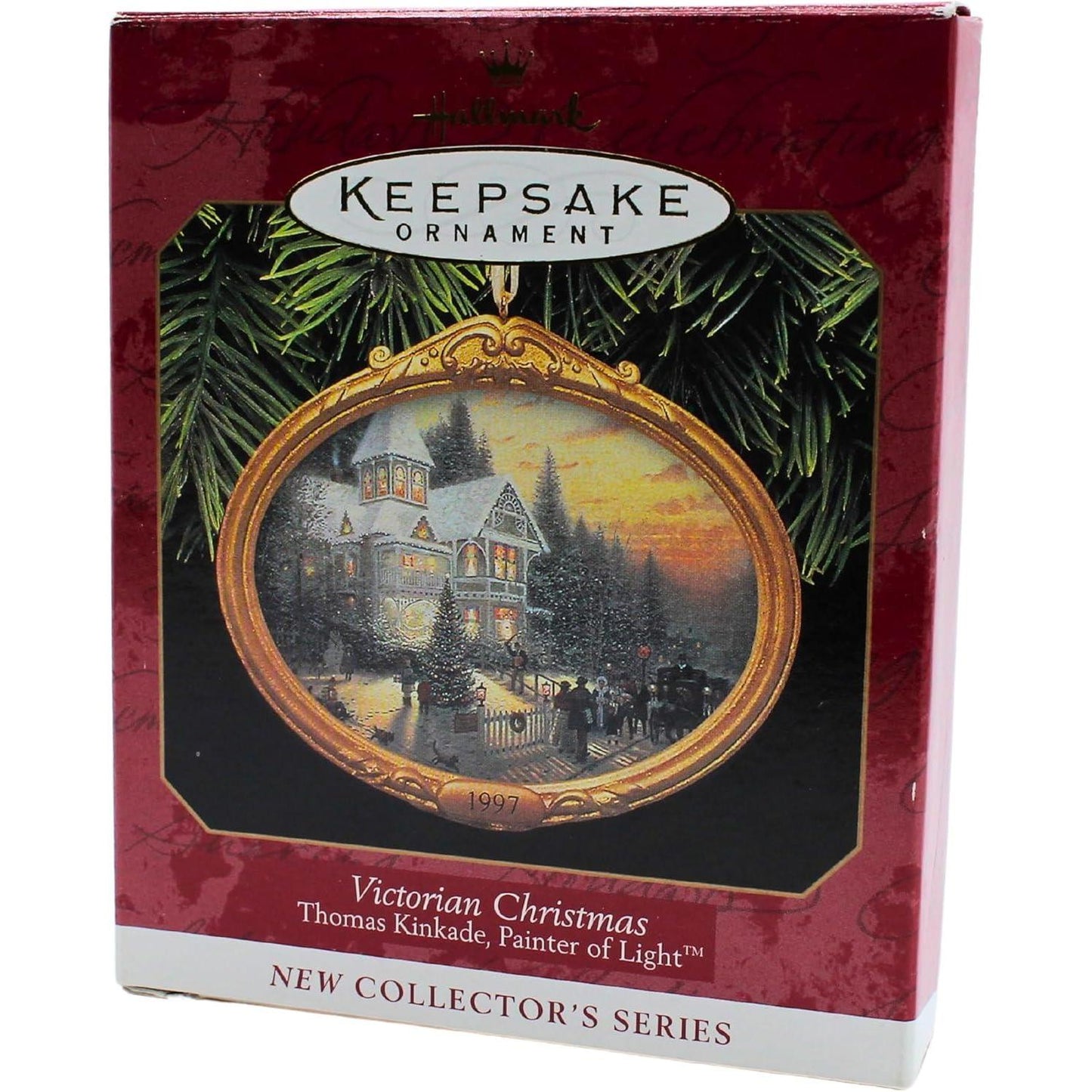 1997 Victorian Christmas Hallmark Ornament (Thomas Kinkade) QXI6135