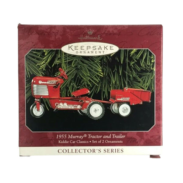 1998 Hallmark Ornament (1955) Murray Tractor and Trailer Hallmark Ornament (Kiddie Car Classics) QX6376
