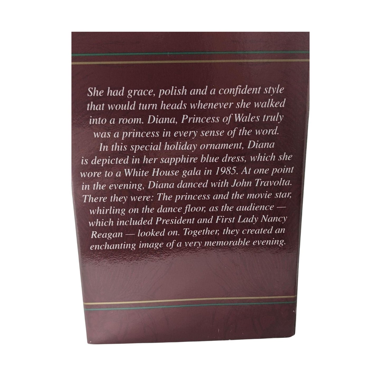 1998 Timeless Beauty = Diana Princess of Wales Carlton Cards Ornaments (Patriotic) CXOR-174A