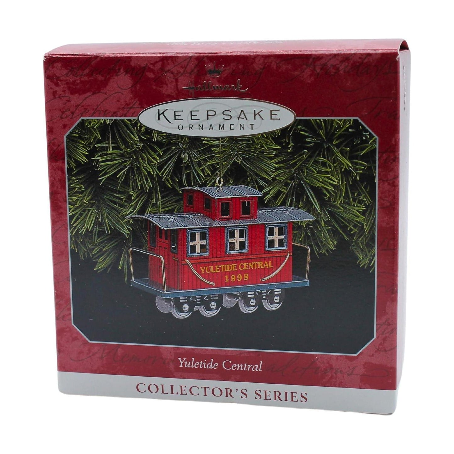 1998 Caboose Hallmark Ornament (Yuletide Central) QX6373