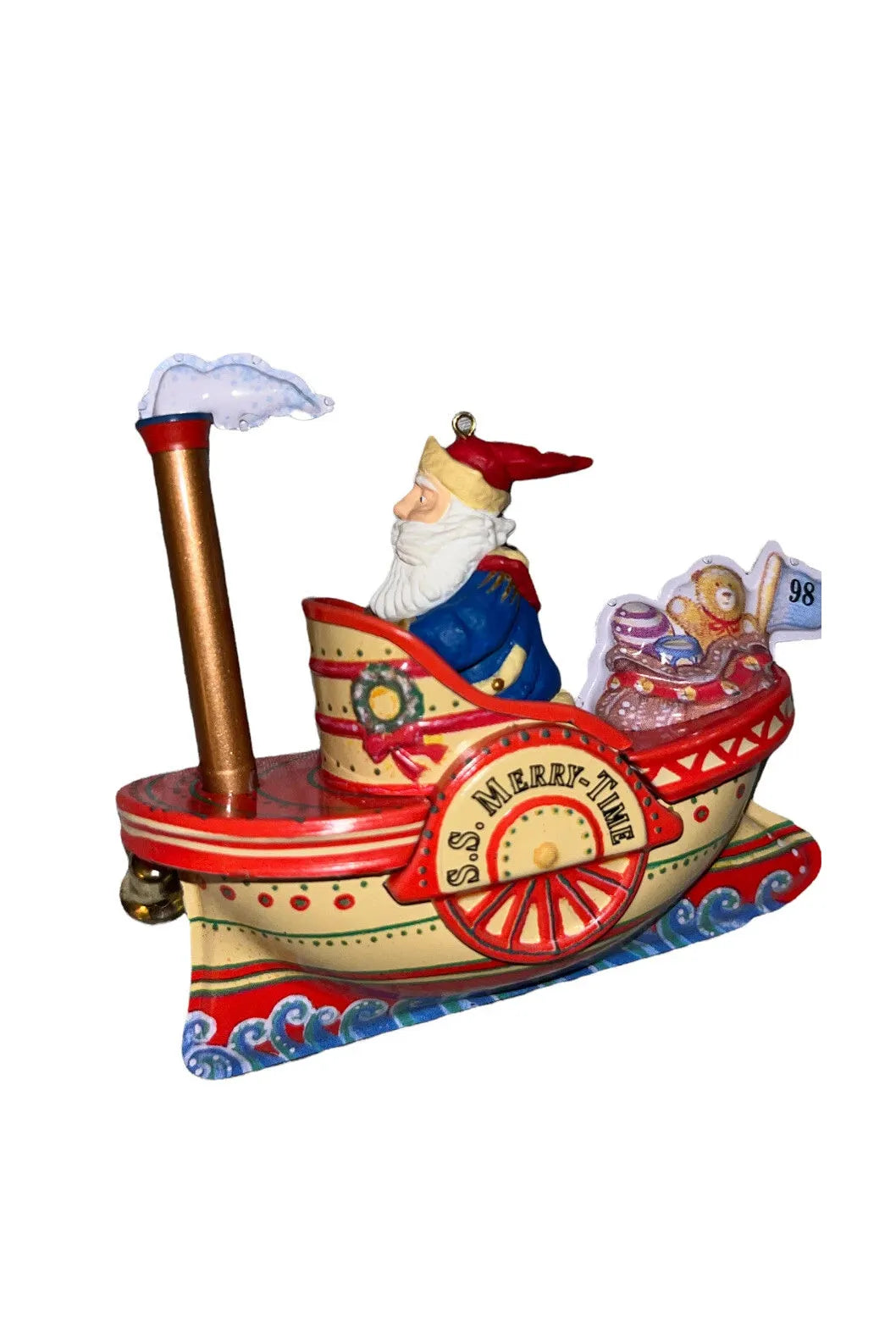1998 Cruising into Christmas Hallmark Ornament (Boat) QX6196